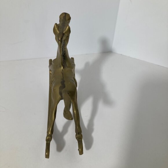 Vintage Brass Rocking Horse The Import Collection 5.5 x 8.5" - Picture 6 of 9